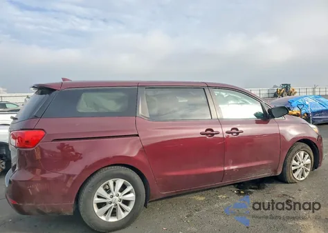 2017 Kia Sedona Lx from USA, damaged, VIN KNDMB5C18H6226583